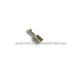 Cosse plate femelle à sertir Laiton 6,3 mm 